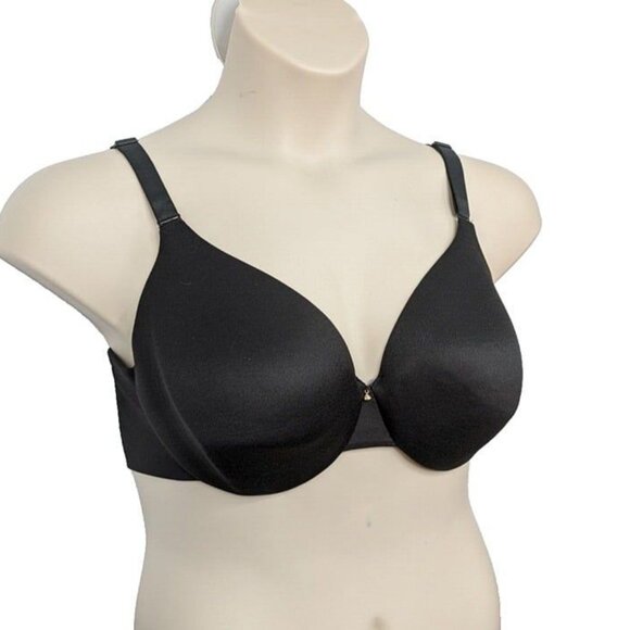 Lane Bryant Cacique Bra Invisible Backsmoother Full Coverage Black Size 42DDD - Picture 10 of 10